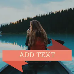 add text - on your photos logo, reviews