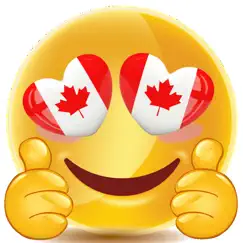 thumbs up canadian emojis logo, reviews