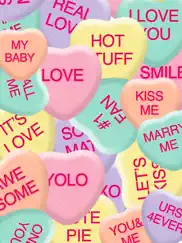 candy hearts - sweet emojis ipad images 1