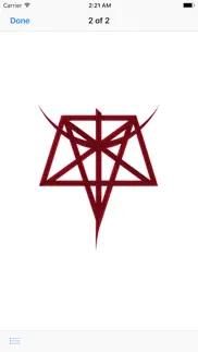 satanic pentagram stickers iphone images 3