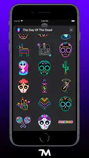 the day of the dead stickers iphone images 3