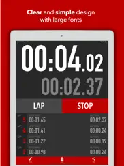 super stopwatch lite ipad capturas de pantalla 2