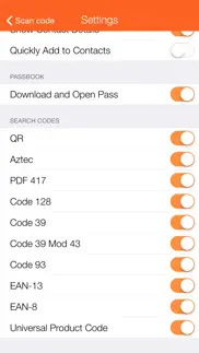 barcode utility iPhone Captures Décran 4