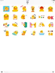 animated cute duck sticker ipad images 1