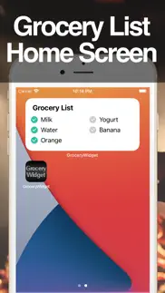 grocery list: grocerywidget iphone images 1