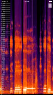 live spectrogram iPhone Captures Décran 3