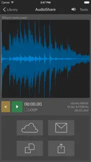 audioshare iphone capturas de pantalla 2