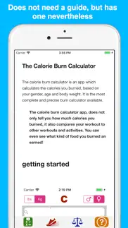 calorie burn calculator iPhone Captures Décran 4