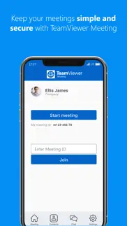 teamviewer meeting iphone resimleri 1