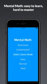 mental math - quick math game iphone images 1