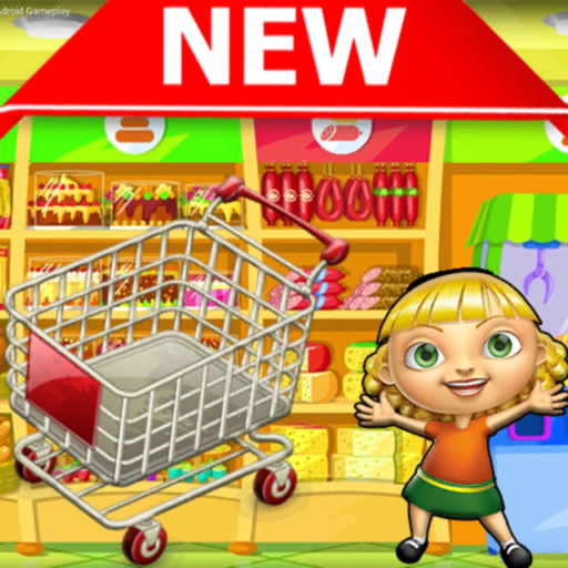 kids going to shopping game logo, reviews