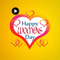 animated women day stickers logo, reviews