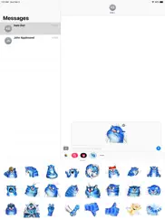 blue cat emojis ipad images 2