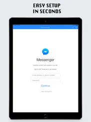 secure messenger for facebook ipad images 4