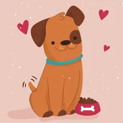 lovely dog stickers pack logo, reviews