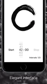 simple zazen timer iphone images 1