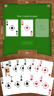 hearts - queen of spades iPhone Captures Décran 2