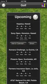 golf iPhone Captures Décran 2