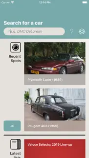 veloce carspotter iphone capturas de pantalla 1