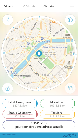 direction compass with maps iPhone Captures Décran 2