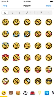 anti emoji - prohibited sign iphone images 1