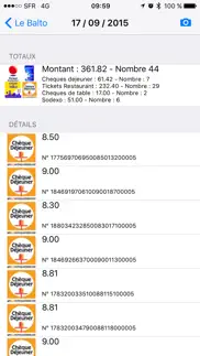tickets restau iPhone Captures Décran 3