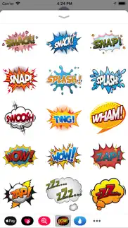 comic exclamation sticker pack iphone images 3