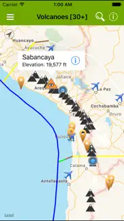 volcanoes: map, alerts & ash iphone images 1