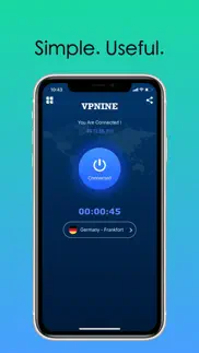 vpnine - fast and secure vpn iphone images 2