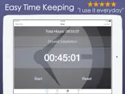 timesheet work & hours tracker ipad images 2