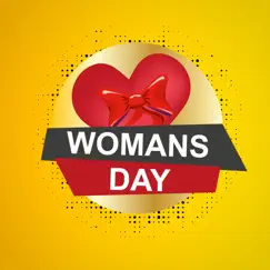 happy women day stickers logo, reviews