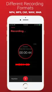 voice recorder plus pro iphone bildschirmfoto 4