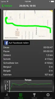 fitmeter run - gps tracker iphone bildschirmfoto 4