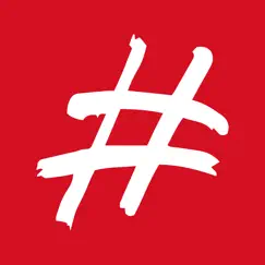 hashtag for all social medias logo, reviews