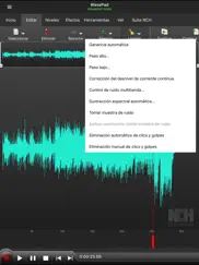 wavepad, editor de audio iPad Captures Décran 4