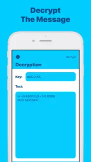 cipher: encrypt & decrypt text iPhone Captures Décran 3