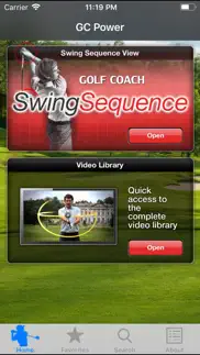golf coach power iPhone Captures Décran 1