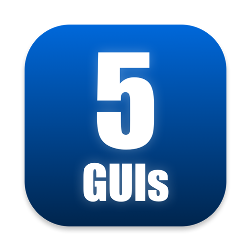 5 guis logo, reviews