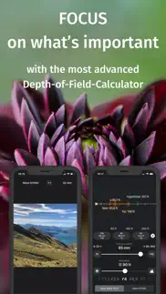 focusfinder dof calculator iPhone Captures Décran 1