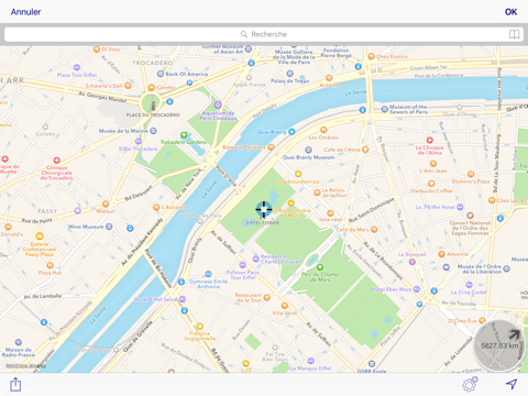 direction compass with maps iPad Captures Décran 2