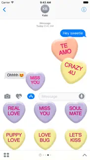candy hearts - sweet emojis iphone images 2