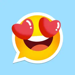 love emoji stickers ! logo, reviews