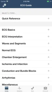 ecg guide iphone capturas de pantalla 2