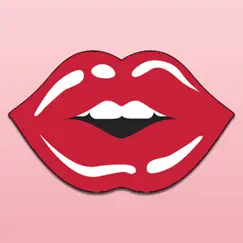 beautiful lips stickers emoji logo, reviews