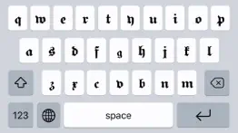fuentes air - teclado iphone capturas de pantalla 1
