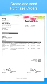 purchase order pro, po maker iphone images 1