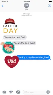happy father's day sticker iphone images 3