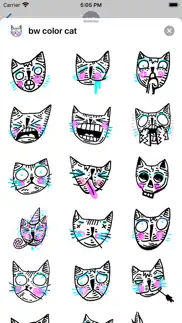 drawn cat - emoji and stickers iphone resimleri 2