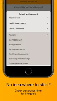 finalcountdown bucket list app iphone capturas de pantalla 4