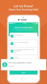 quit smoking tracker iPhone Captures Décran 1